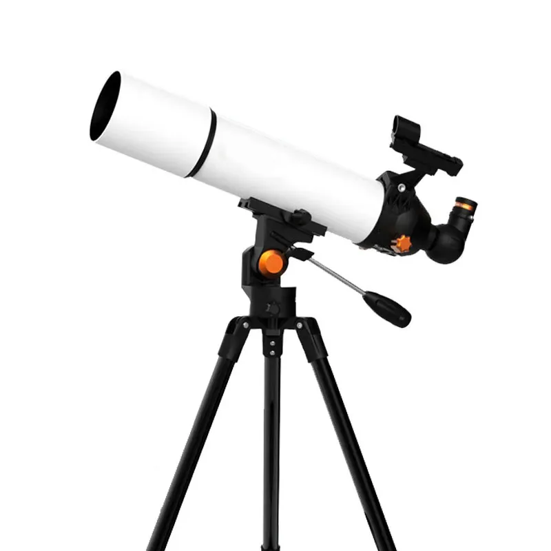 80500 Refracting Astronomical Telescope Professional High Definition Camping Monocular with Stainless Steel Tripod
