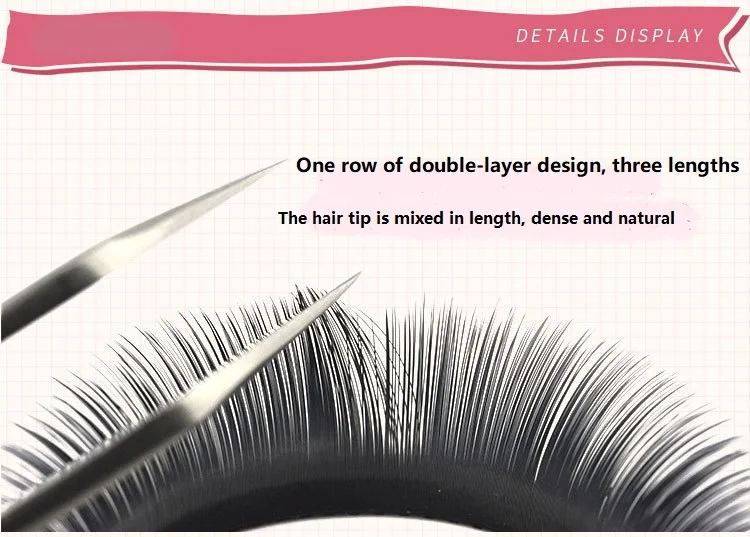 0.05mm one second blooming grafting eyelashes matte black eyelashes soft grafting false eyelashes