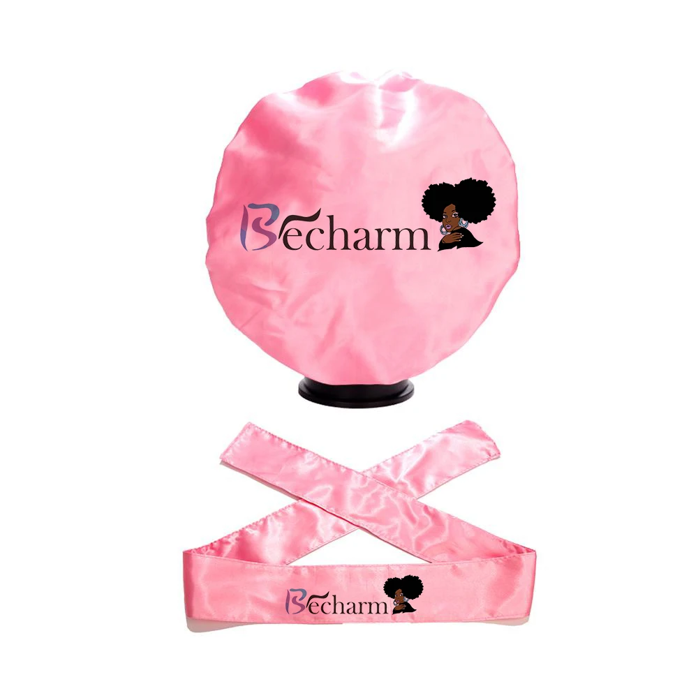 
60x100cm Hair Band Scraf Wrap Black Custom Multi-color LOGO Women Virgin Hair Extensions Headband Tie Wholesale Vendor 