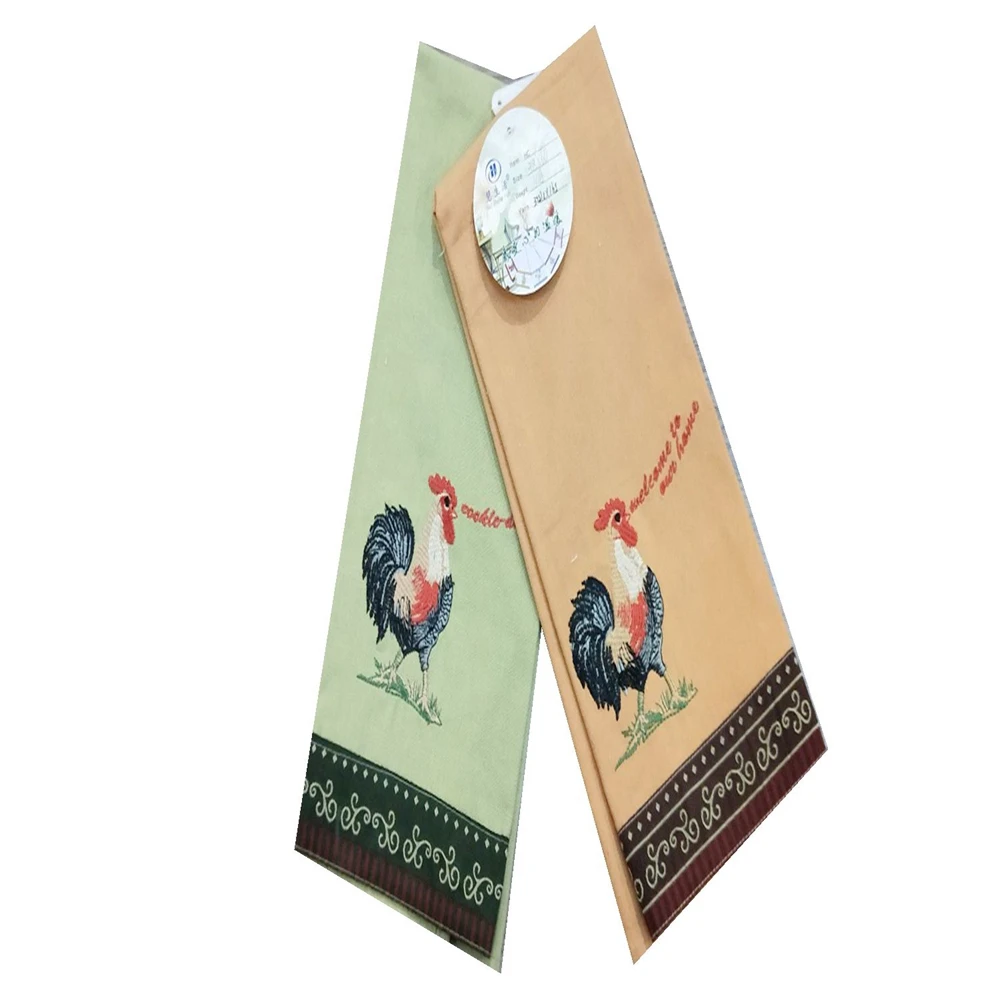 High quality Chef Embroidered Kitchen Absorbent Kitchen  Flour Sack tea Towel Dish Cloth