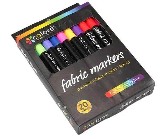 Markers Fabric Marker Fabric OEM Colorful T-shirt Pen Waterproof Fabric Marker Pens Perfect For DIY Writing On Clothing