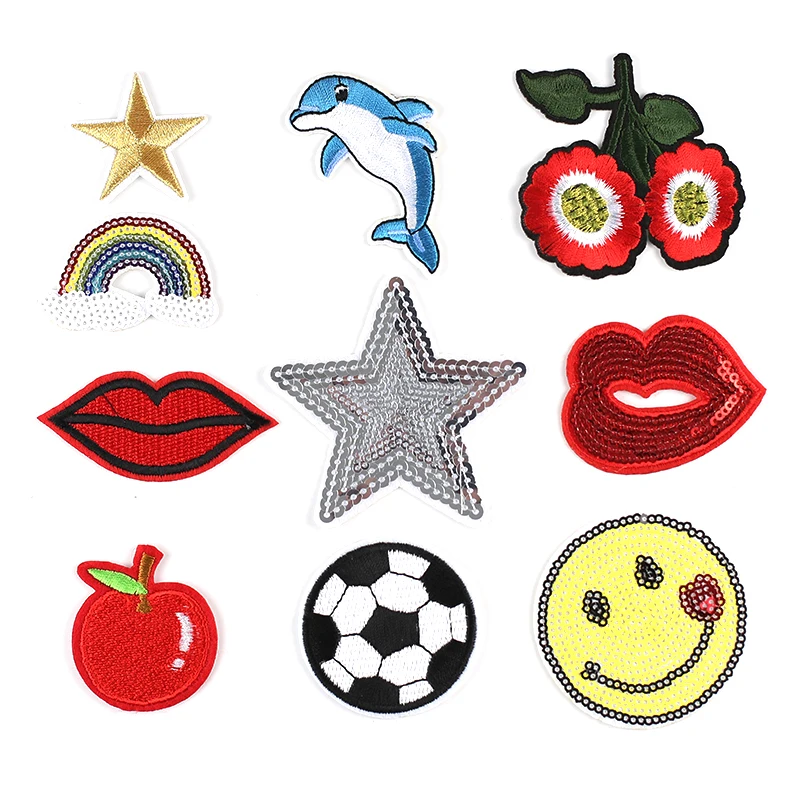 
wholesale clothing accessories brand iron on logo custom woven fashion custom embroidered patches 