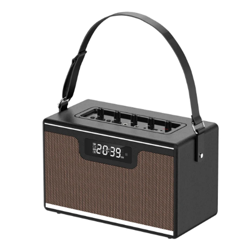 High Quality Portable Party Box Dj Outdoor Wireless Karaoke Speaker With Mic
