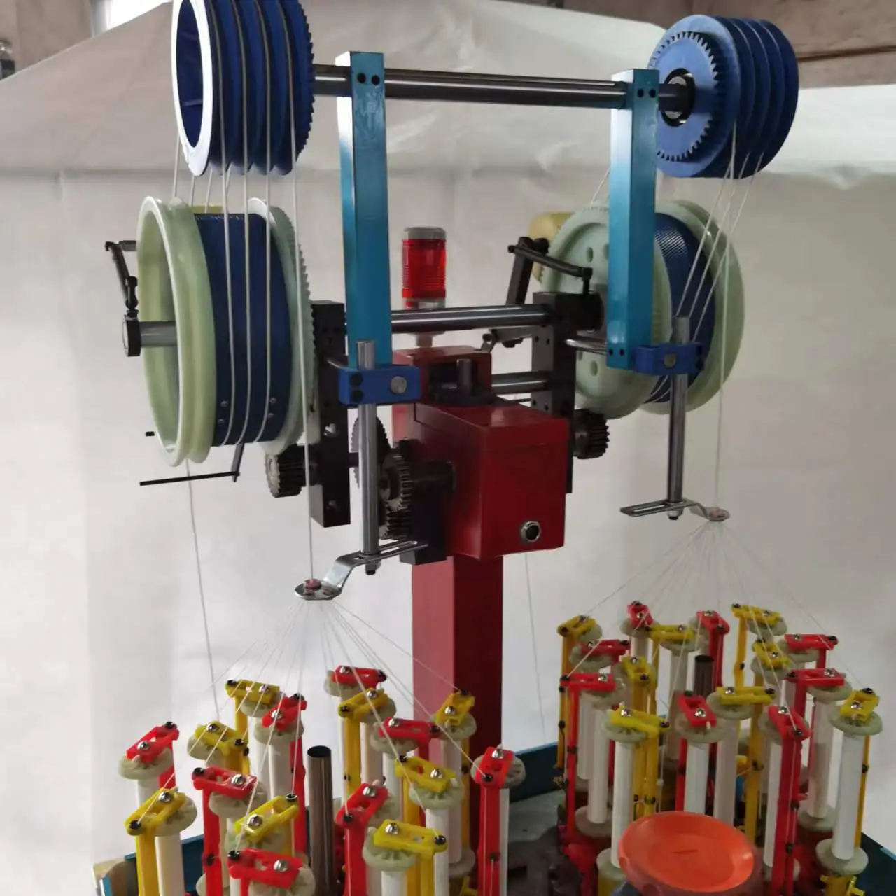 16-spindle double-head lace braiding machine round rope knitting machine