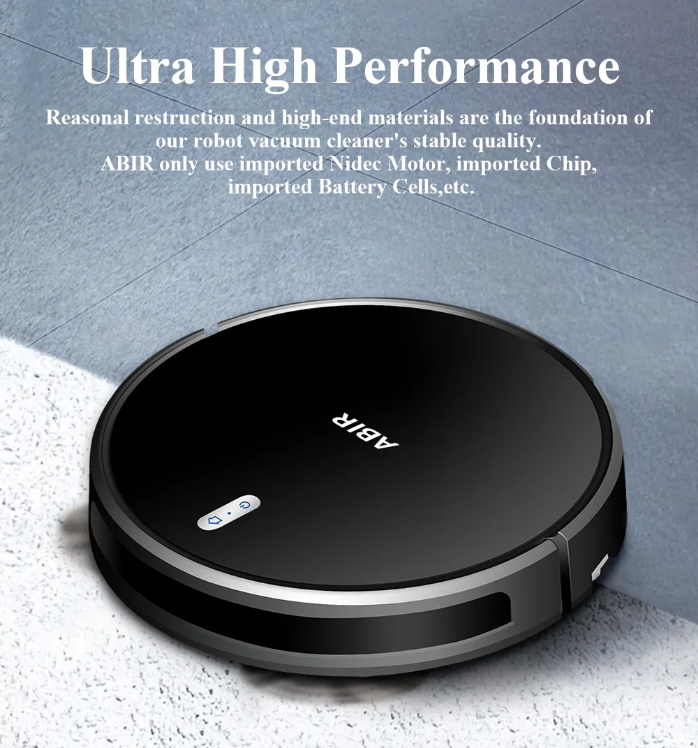 ABIR R20S Smart Robot Vacuum Cleaner Multifunctional Super Quiet Vacuuming Mopping Humidifying For Home Use Home Appliance