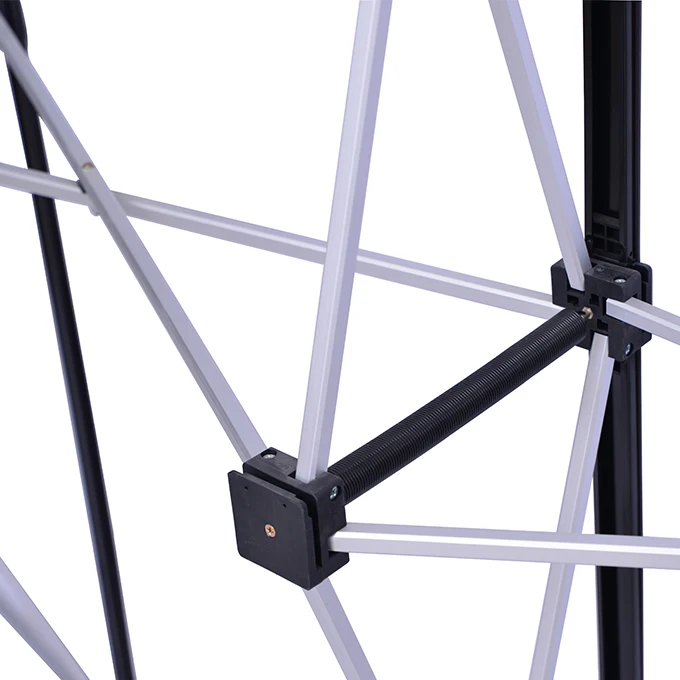 3x3 Spring Magnetic PVC Pop Up Display Stands Aluminum Portable Backdrop Advertising Stand