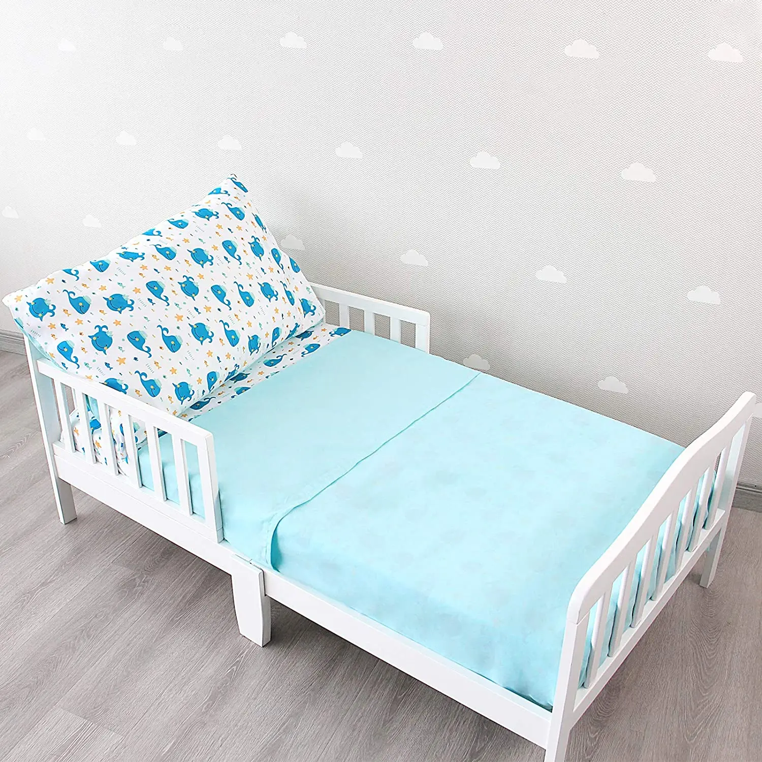 Solid Color Or Printing Design 3D Organic Cotton And Hemp Bamboo Model Newborn Rubber Cot Sheets Baby Bed Sheet Set,Quilt Cover
