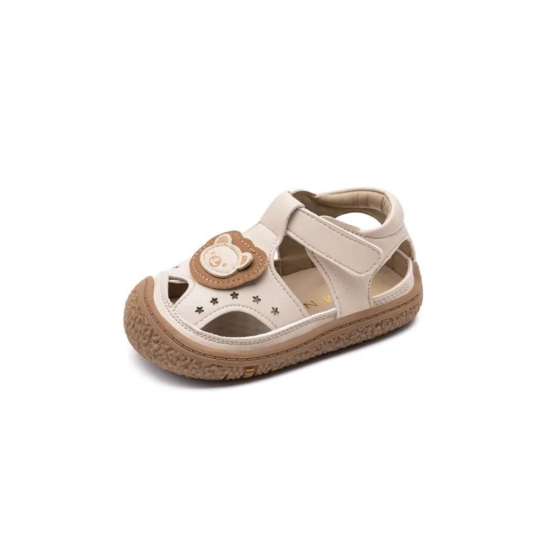 Ebmini summer tip-binding breathable comfortable soft sole baby girls and boys toddler sandals