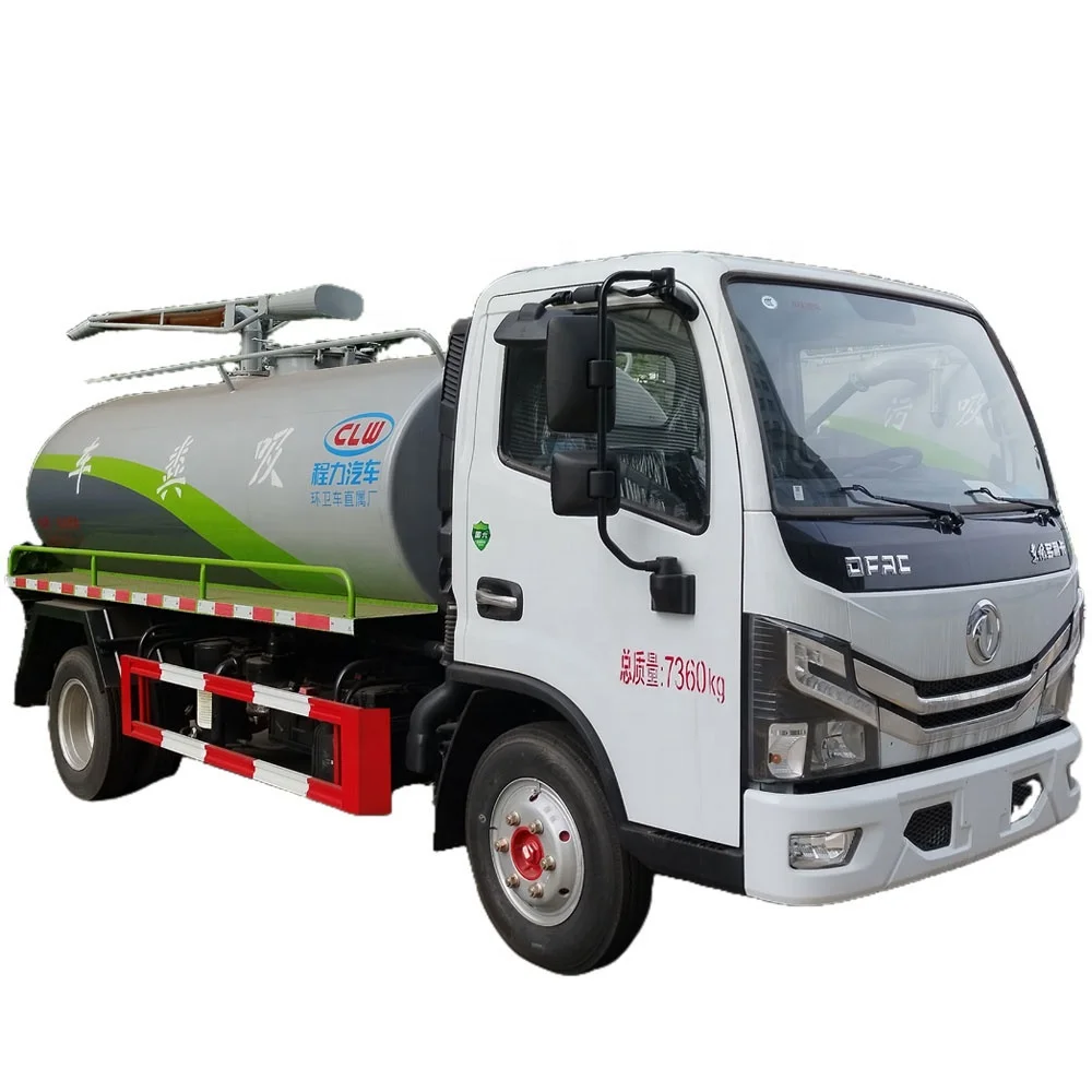 Dongfeng 4CBM Fecal suction truck 5CBM IZUZU HOWO right hand drive 5000liters Vacuum septic fecal suction tanker truck