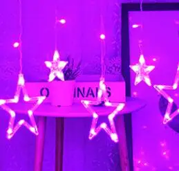 
Amazon house window curtain led star diwali string light ball bulb indoor home decor 