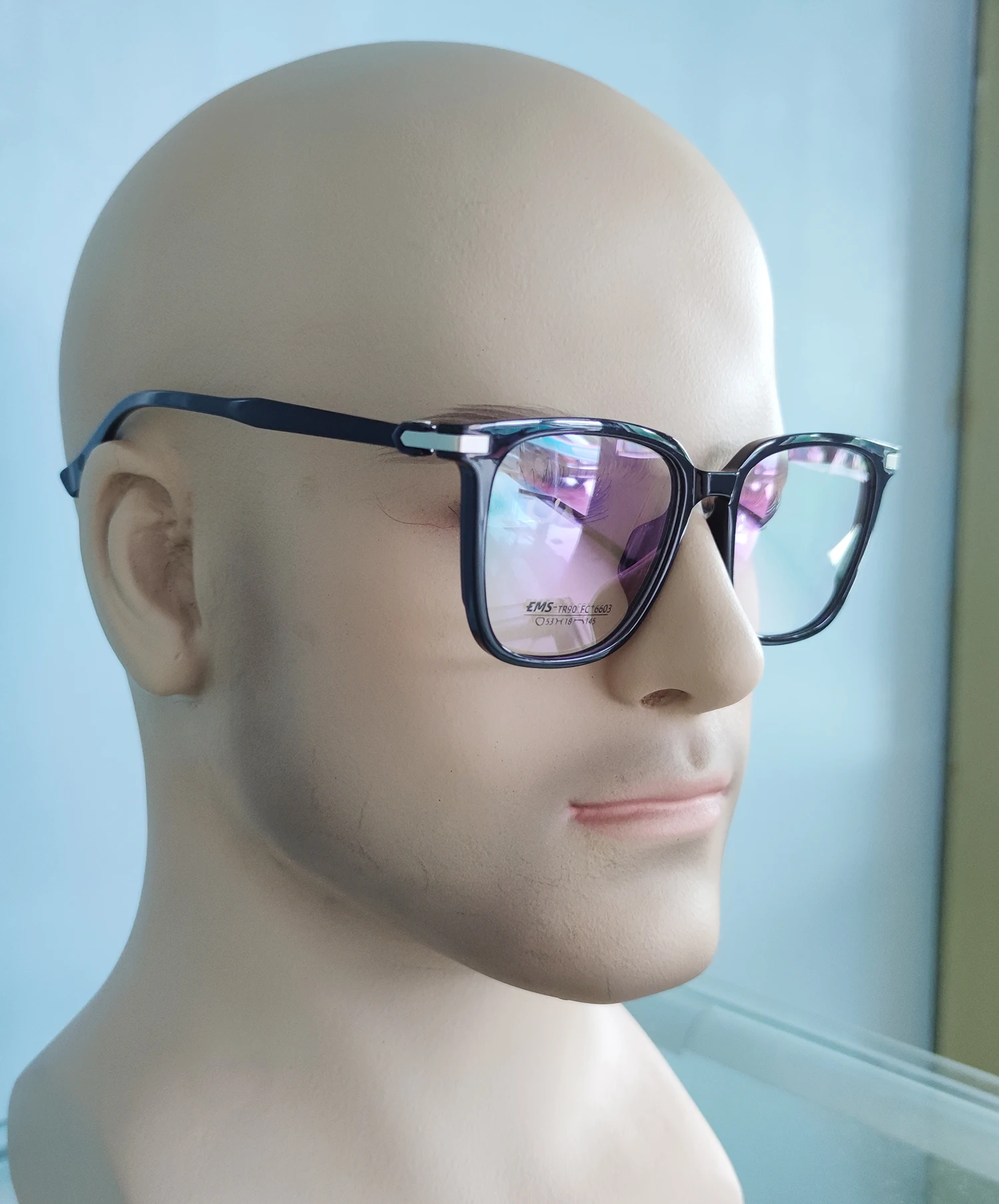 Custom logo Wholesale Fashion eyeglasses frame for women men Eyewear Myopia Oversize TR90 Optical Frames