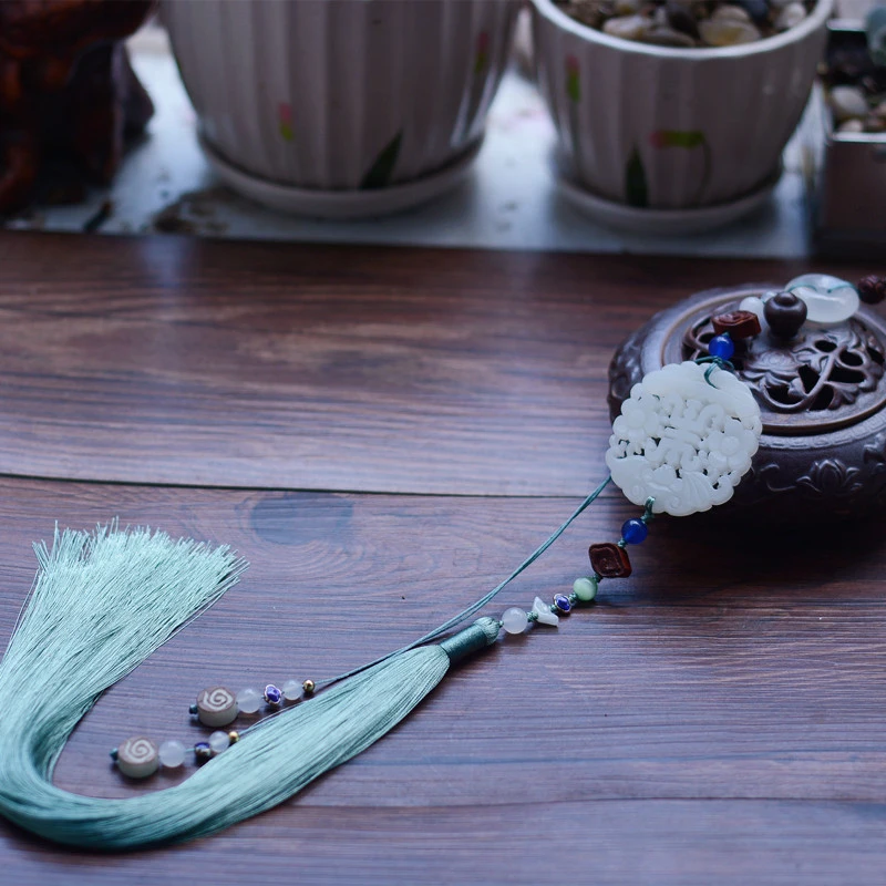 1pcs Grandmaster of Demonic Cultivation Lan Wangji Ancient Waist Tassel Pendant for Hanfu Daily Decor Women Girl Gift