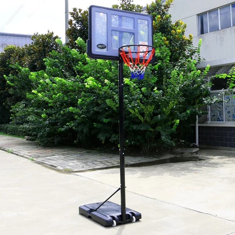 A-100321AL Wholesale Adjustable/Removable Outdoor 43' Backboard Basketball Stand Hoop Portable For Adult/Kids
