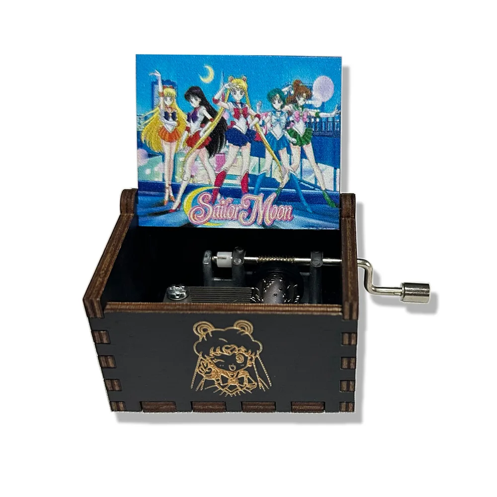 Music Box for  High Quality New Arrival Pink Music Box Wooden Hand-cranked Personalizable Gift Music Box