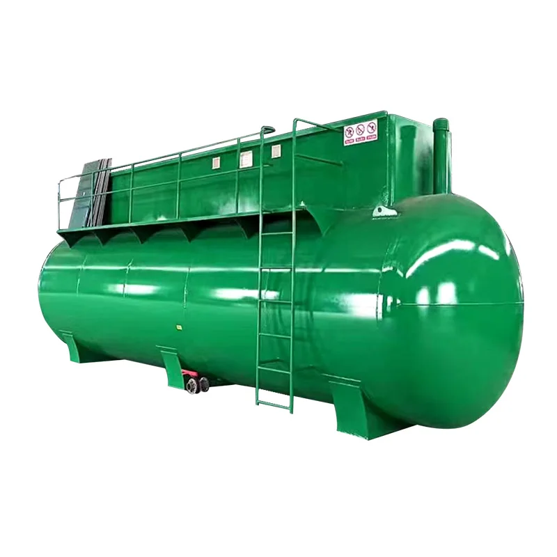 Small Slaughter Wastewater Treatment MBR / MBBR Portable Package Plant Dairy Wastewater Machinery Engines Sewage Pump Waste Pump