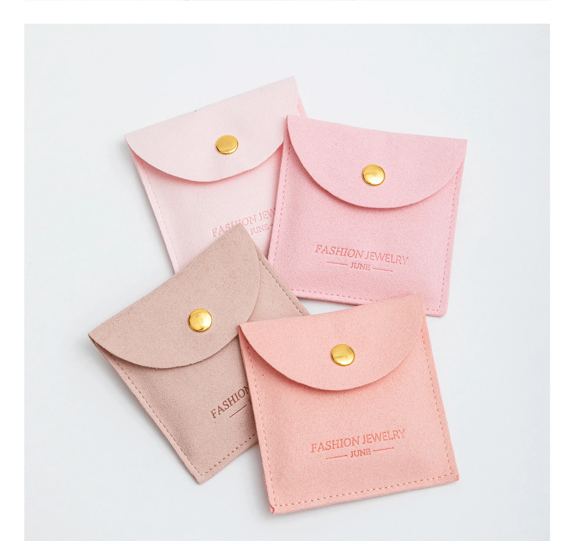 Custom Logo Microfiber Dust Jewelry Packaging Pouch Bag