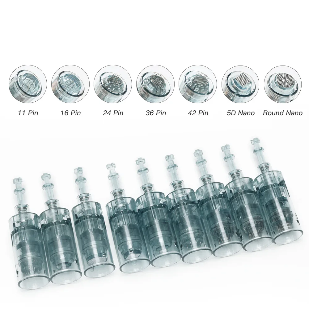 M8 derma pen nano needle cartridge spiral interface 12 needle 36 needle derma stamp
