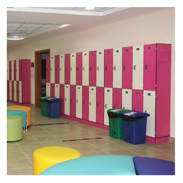 Fumeihua HPL compact Wood Gym school room charging cabinet steel staff locker