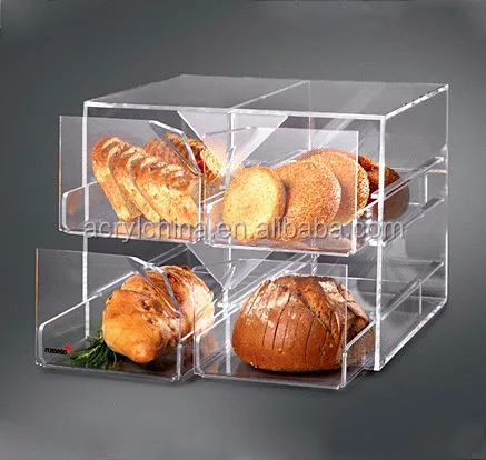 ACC Acrylic Rotating Pick & Mix Dispenser Store Food Display Container Clear