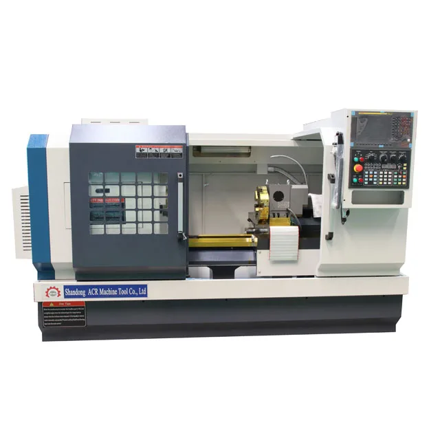 Automatic control metal cutting horizontal CNC lathe CK6150 rail width 400mm manufacturer
