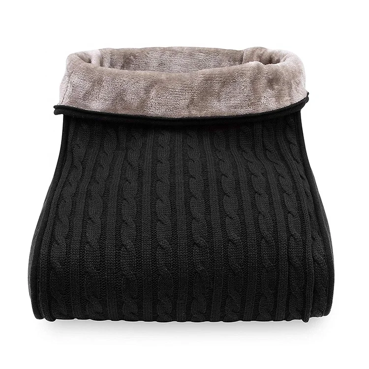 Electric Heating Blood Circulation Shoes Vibration Massage Foot Warmer Boot