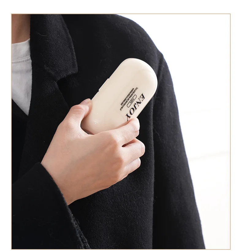 Portable 2 in 1 Mini Washable Flip Lid Dust-proof Roller Hair Remover Brush Household Pet Sofa Clothes Lint Remover with Shaver