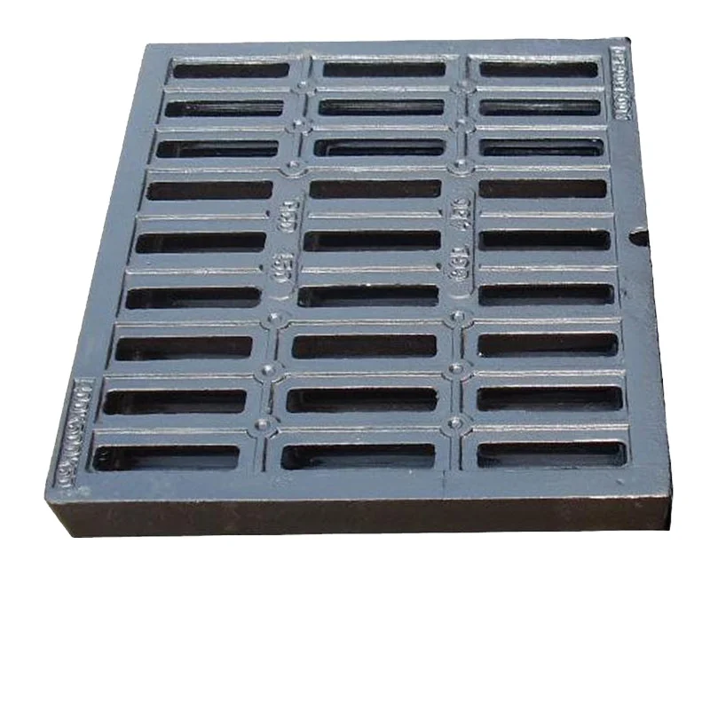 Cast iron outdoor drain cover