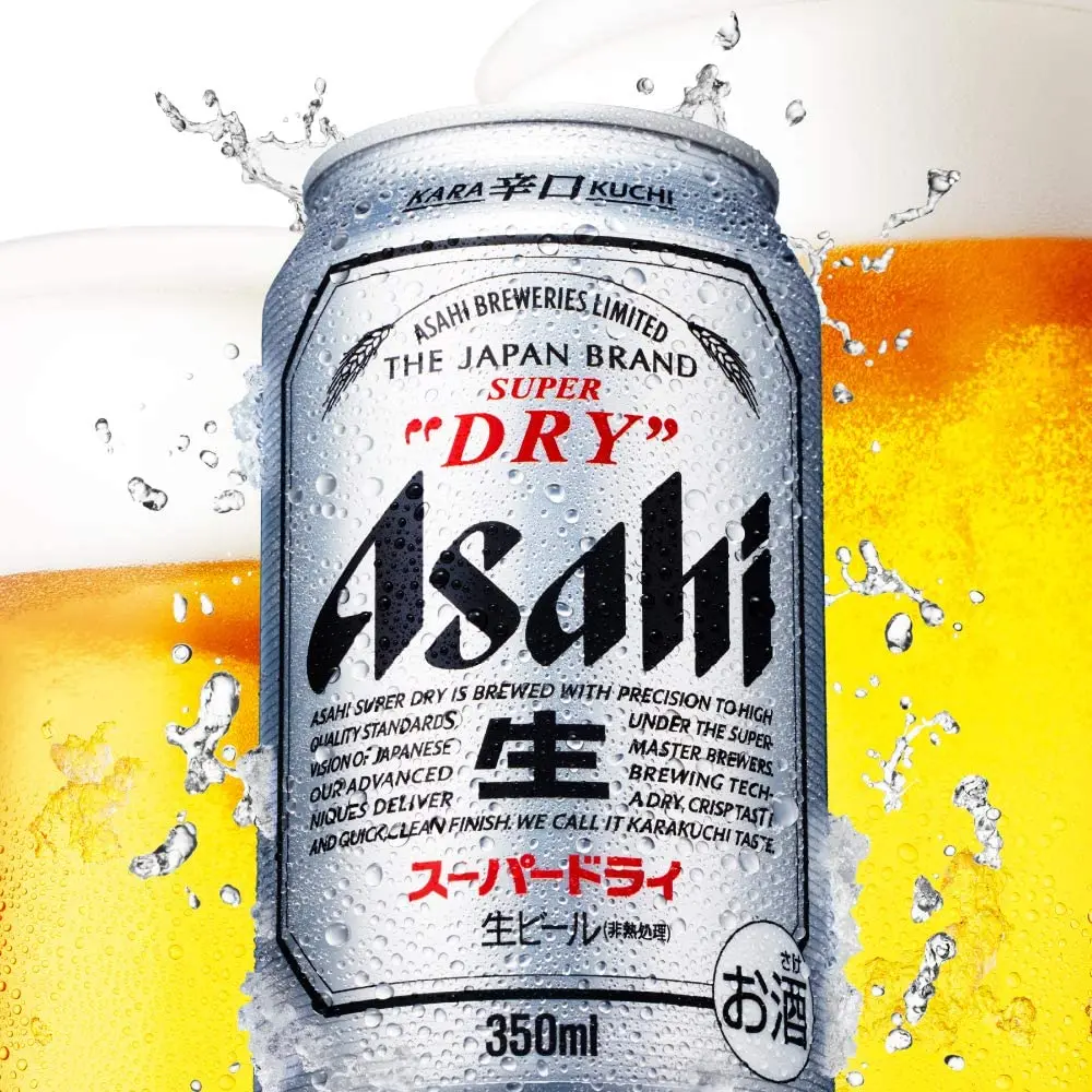 Подарки на конце года спиртовой 3% asahi портативная суперсухая брендовая бутылка для пива