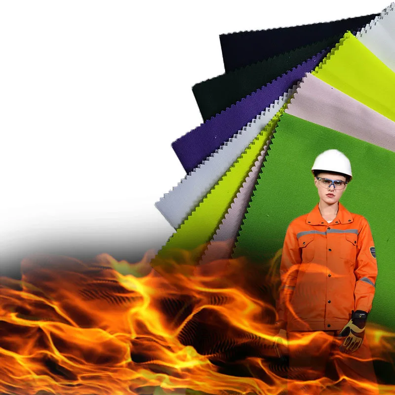 Flame Retardant Fabric 100% Cotton FR Fire Flame Retardant Knitted Fabric For Workwear