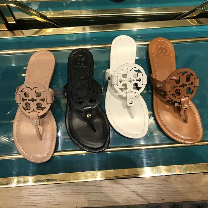 
Top Review 100% Brand New Flat Outdoor Leather Miller Sandals Women 