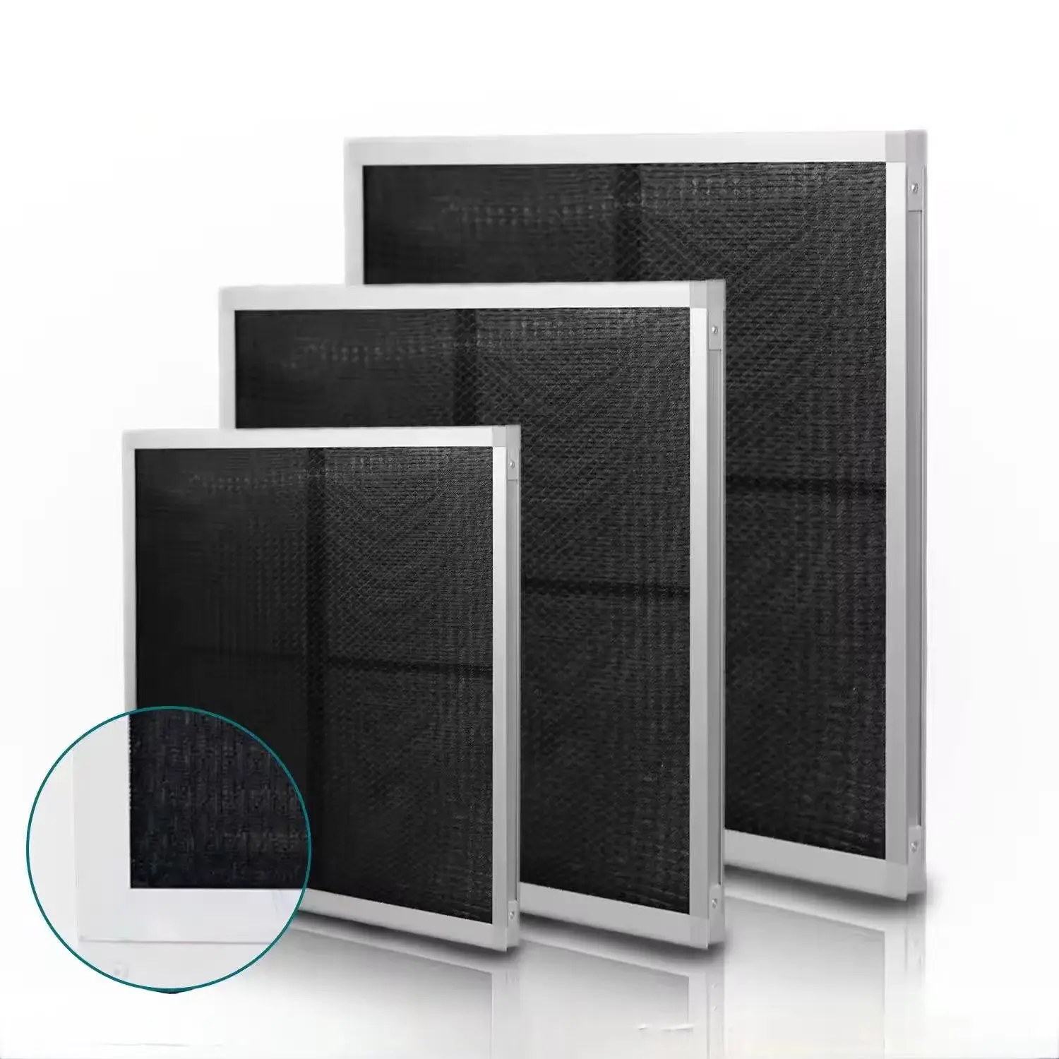 Customized household washable dust filter nylon panel activated carbon filter