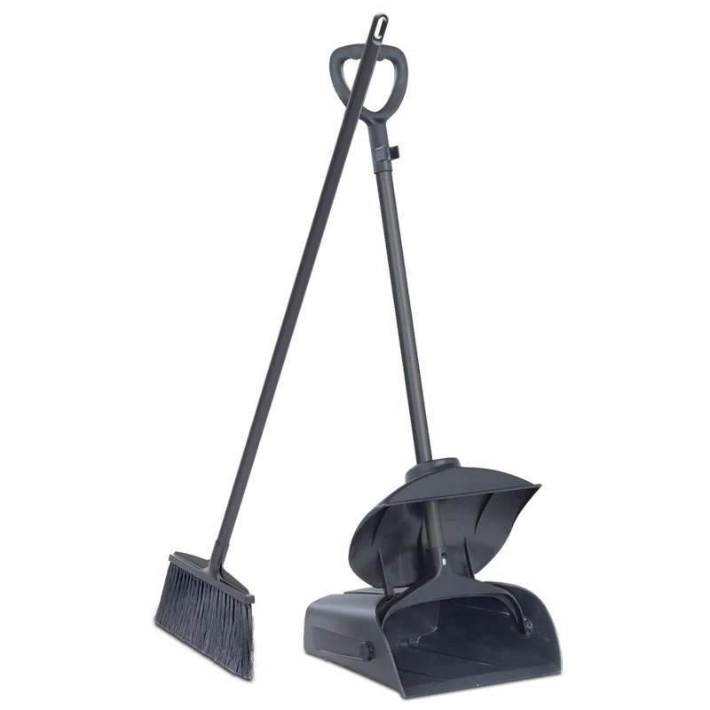 Household/hotel/restaurant Aluminium/Plastic Table Cleaning Plastic Broom Dustpan with cover and broom set