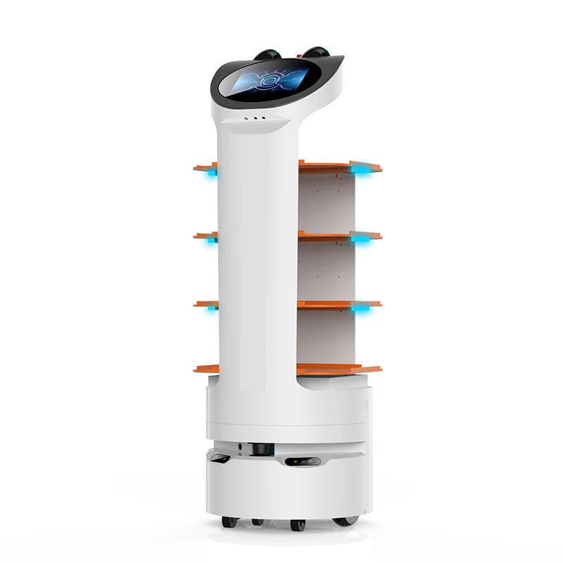 Original Manufacturer Service Robot Companies Automatic Rechargin Food Robot For Food Bath Workshop Delivery Restaurant