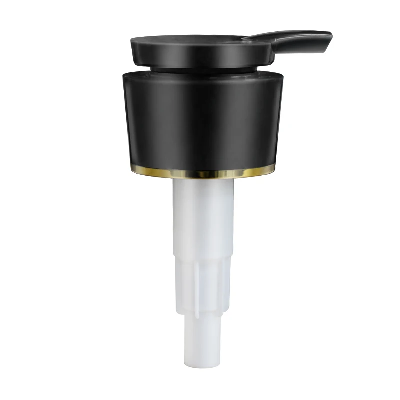 Cosmetic lotion sprayer bottle pump shampoo soap pump PP packing  glass bottle pump 24/410 28/410