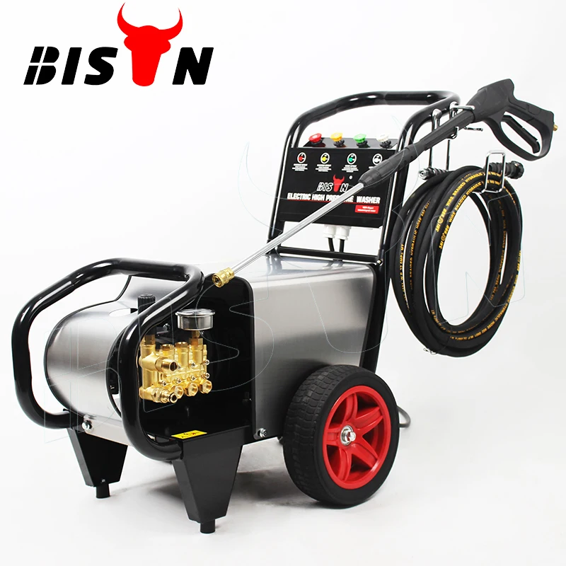 BISON(CHINA) 4Kw High Pressure Electric Washer 220V 3600Psi Single Phase Cleaning Machine Sewer
