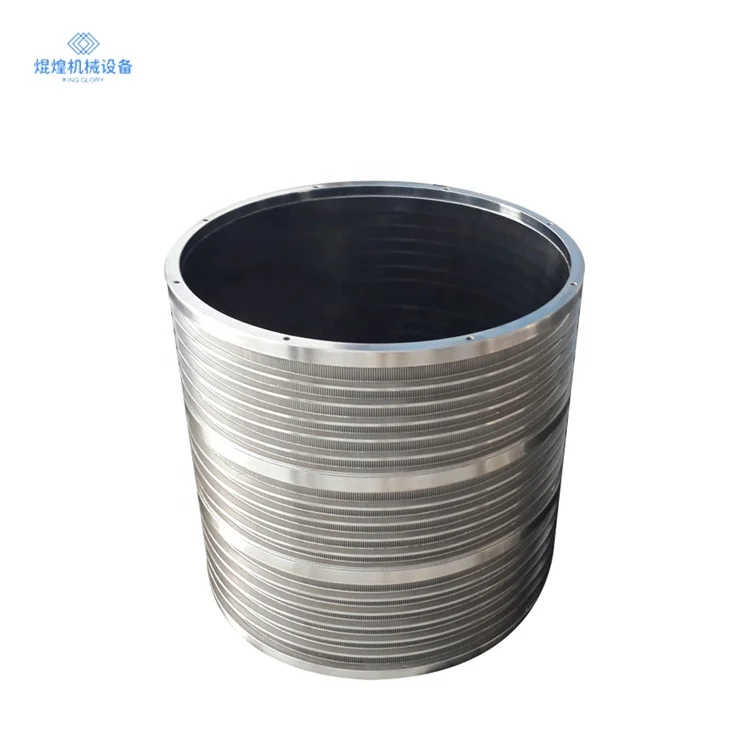 Paper pulp pressure screen for paper Making Machine Spare Parts Screen Basket