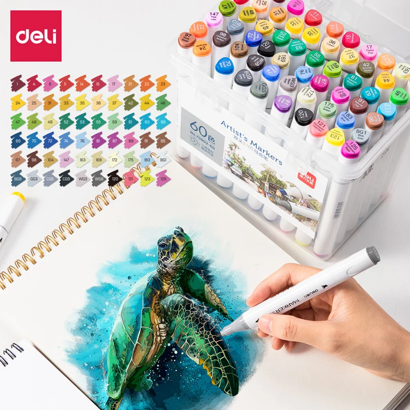 Painting Watercolor Quick-drying Water-based Comics Student Art Permanent Marker Pens