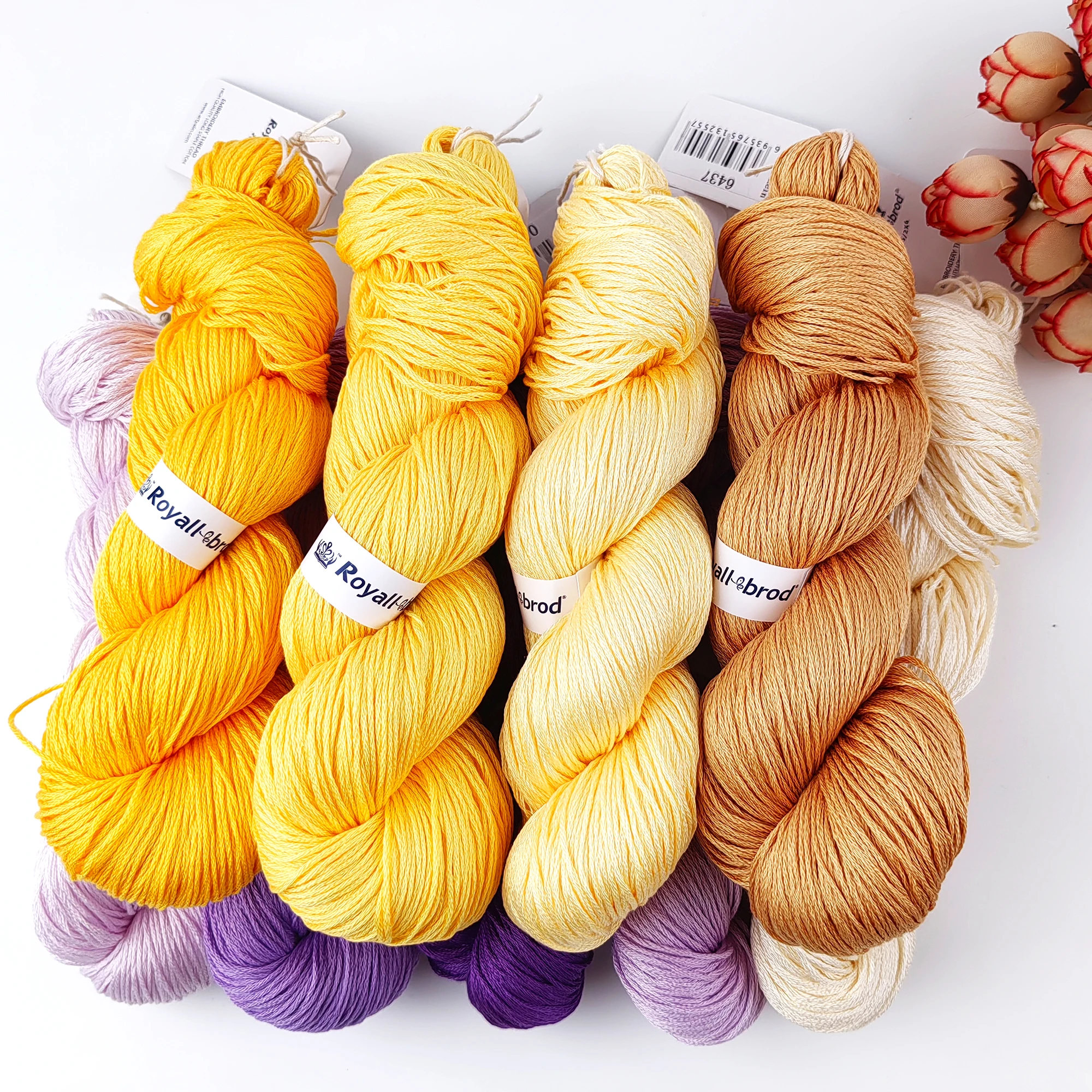 Wholesale 200m 447 colors Embroidery Cotton Thread Rainbow Color Cross Stitch Crafts Handmade Cotton Thread