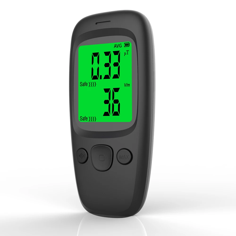 EMF handheld digital radiometer with alarm function, used for switching temperature of magnetic field  interface