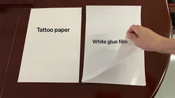 Create your own customized tattoo sticker color inkjet laser printer white Tattoo Paper temporary tattoo sheet