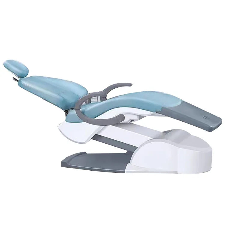 New Arrival Fully-Hand Operated Rotatable Dental Unit Electric Dental Chair with Metal & Plastic Components for Dentist Use