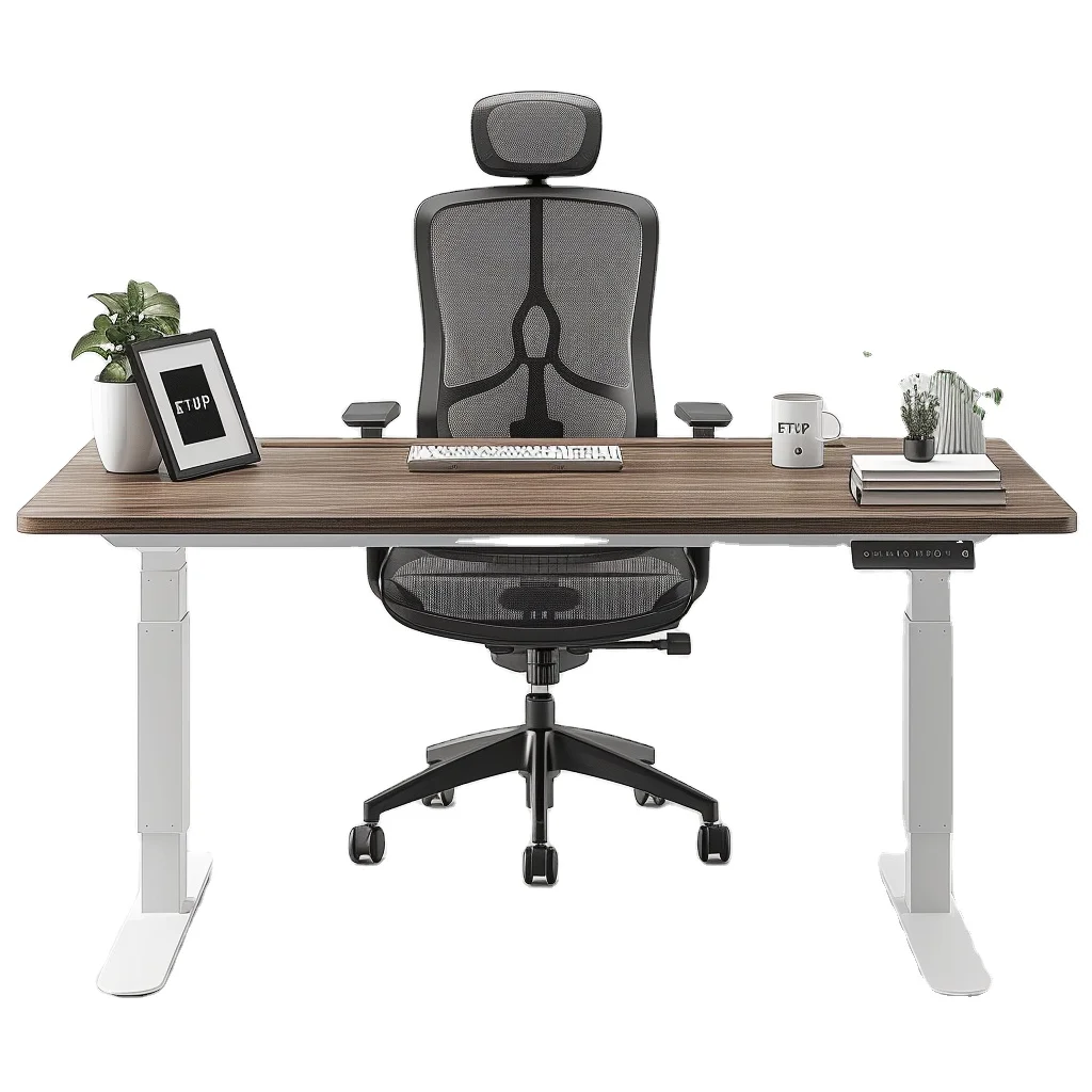 Easy to use Customized Motorized Electric Adjustable Dual Motor Electric Table Shelf Monitor Stand Height Adjustable Desk