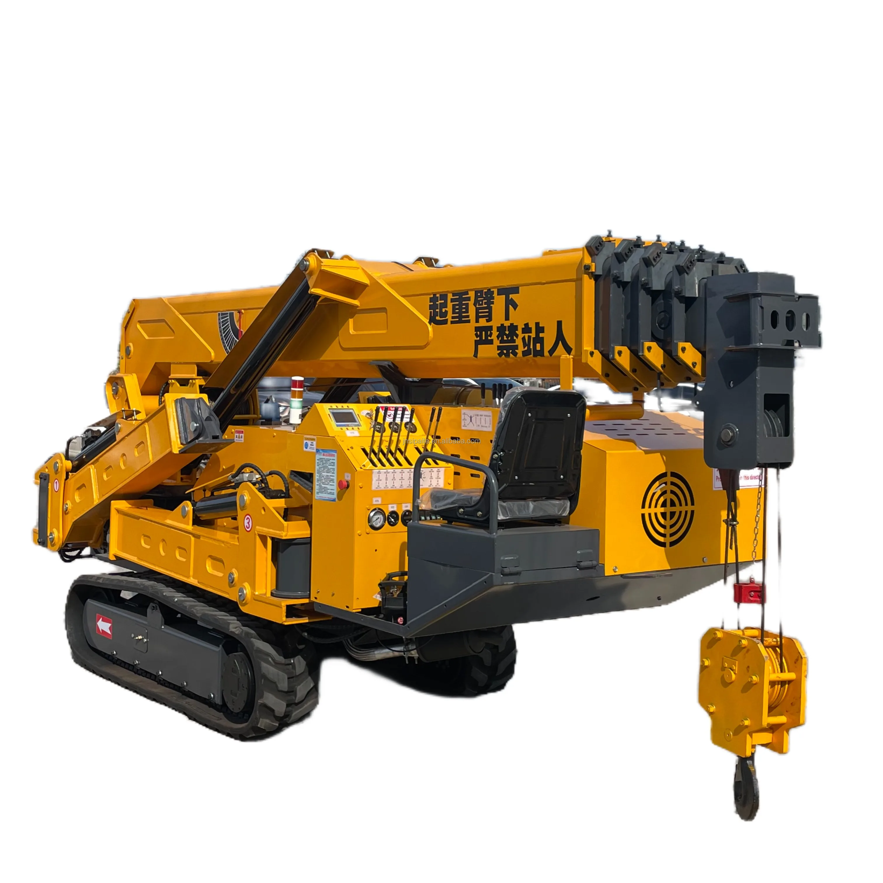 Chinese Made Spider Crane with Remote-controlled Folding Crawler Crane 5T Spider Crane