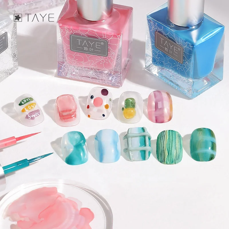 Fast Halo Dye Marble Ink blossom halo dye Watercolor Blooming ink For Nail Salon