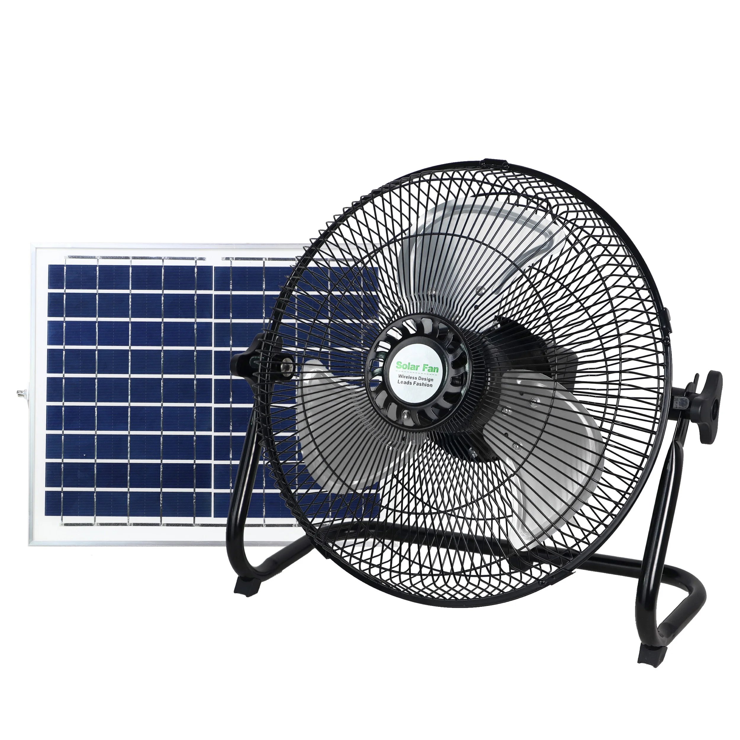12W house travel camping portable with charger rechargeable fan solar power