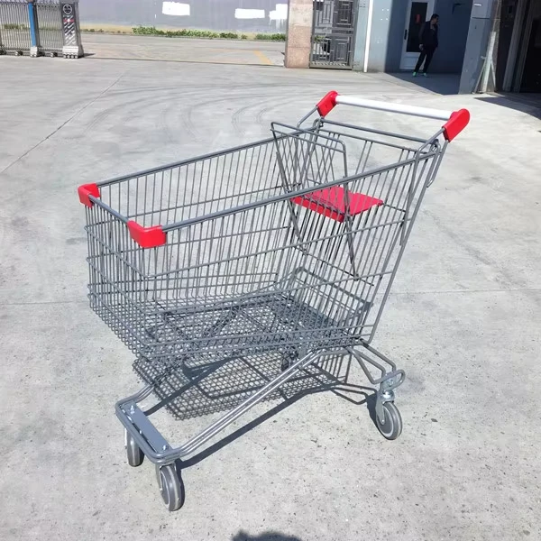 Новые серые ручные тележки для супермаркетов 160/180L/210L для склада хорошего качества