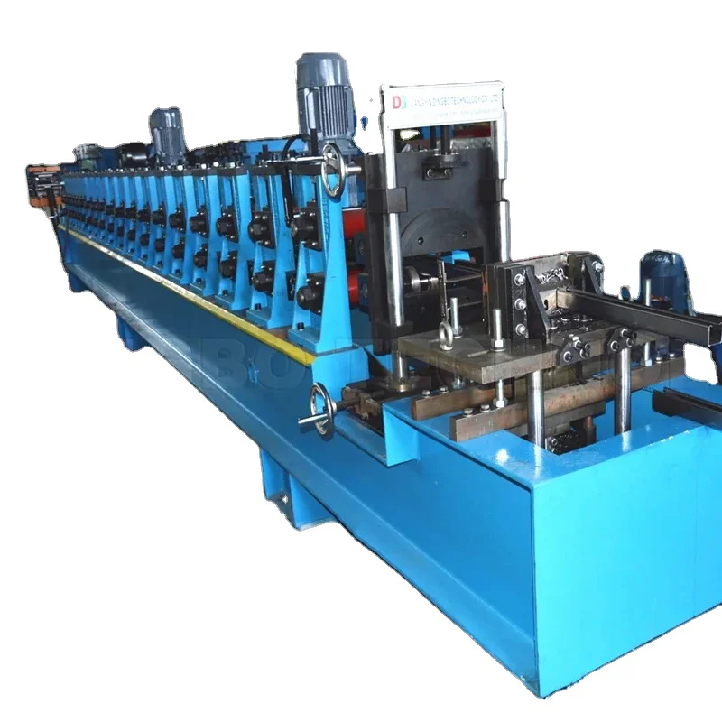 Automatic Strut C Channel Metal Strut Channel Roll Forming Machine Unistrut Slotted Pre-Galvanised Channel Roll Forming  machine