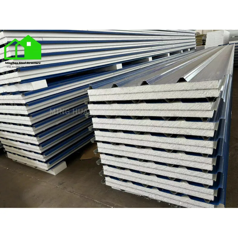 New situation EPS sandwich wall panel rock wool sandwich panel commercial hotel family decoration