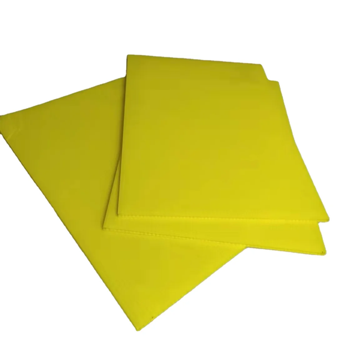 2mm 3mm 4mm 5mm 6mm Correx PP yellow Plastic flat board