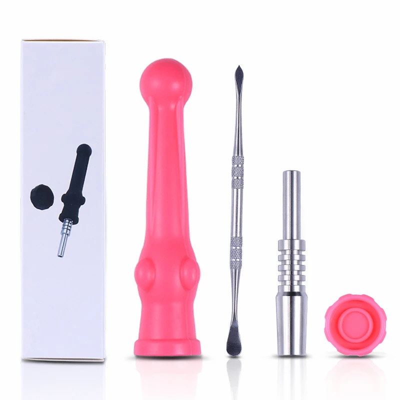 
Hot Sale Portable detachable silicone stick straw honey stick 